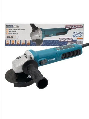 Угловая шлифовальная машина PROFI-TEC AG125-1800 IndustrialLine 3400 фото