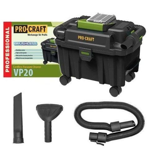 Аккумуляторный строительный пылесос Procraft VP20 (без АКБ и зарядного устройства) 3200 фото