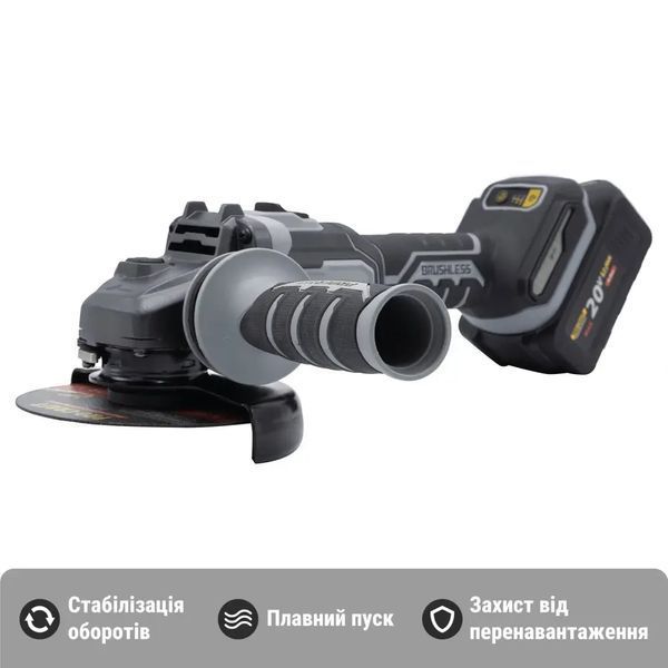 Аккумуляторная болгарка Procraft industrial AG125B (без аккумулятора и зарядного устройства) 2000 фото