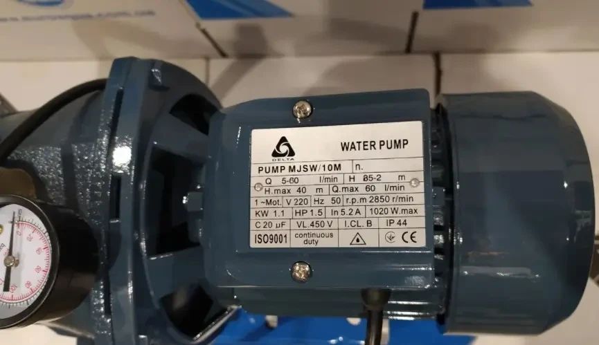 Насосна станція DELTA MJSW/10M 1,1 квт чугун 24 літри гідроакумулятор 0294 фото