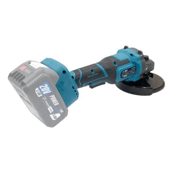Аккумуляторная угловая шлифовальная машина PROFI-TEC PGA202 POWERLine (без аккумулятора и зарядного устройства, кейс) 1850 фото