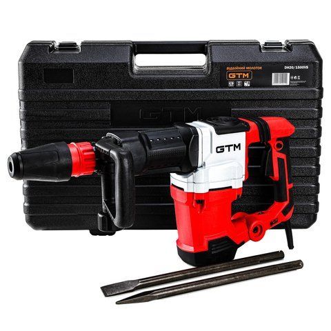 GTM Електромолоток DH20/1500VS 1500 Вт, SDS-Max, 20 Дж, 900-2000 уд/хв DH20/1500VS фото