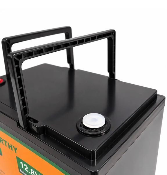 Літій-залізо-фосфатний акумулятор Eco-Worthy-12100BT LiFePO4 12,8 В 100 А&middot;год 1280 Вт&middot;год з Bluetooth та BMS для резервного живлення 13000 фото