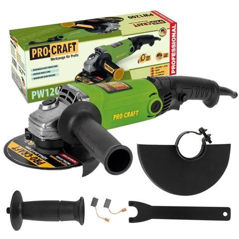 Кутошліфувальна машина Procraft PW1200 125 мм 1200 фото
